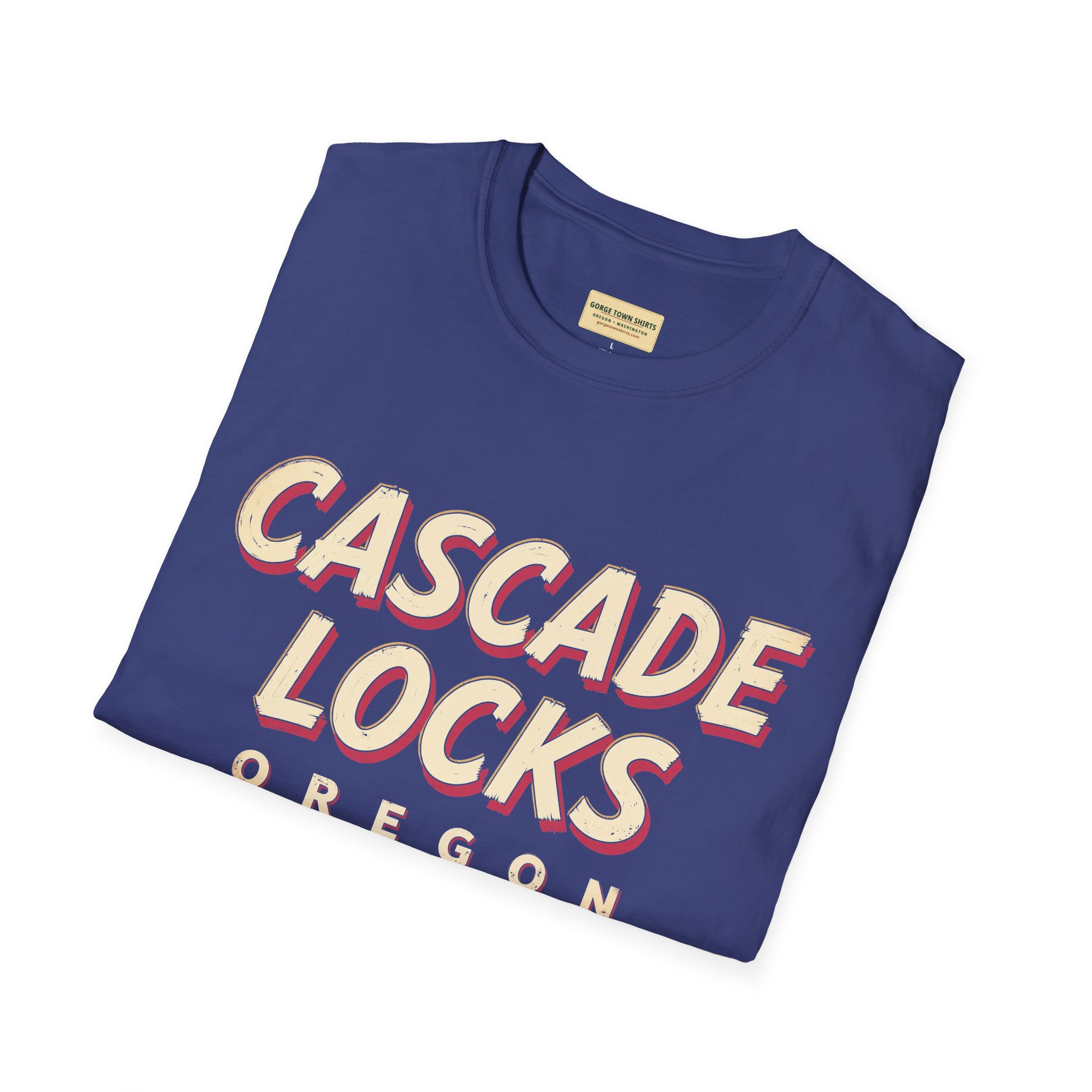 Cascade Locks Oregon Americana T-Shirt - Image 38