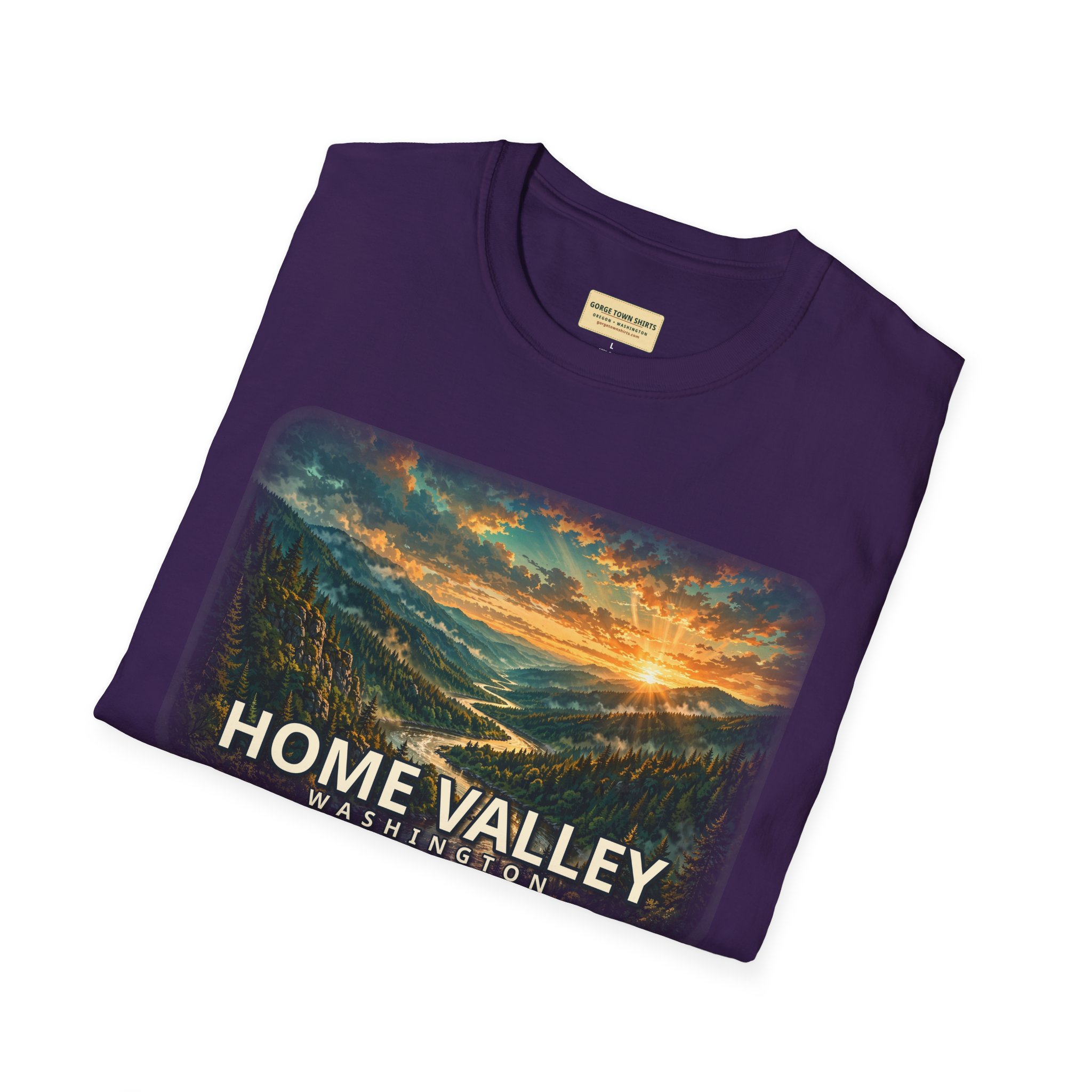 Home Valley Washington T-Shirt – Epic Hour Wind River Graphic - Image 42
