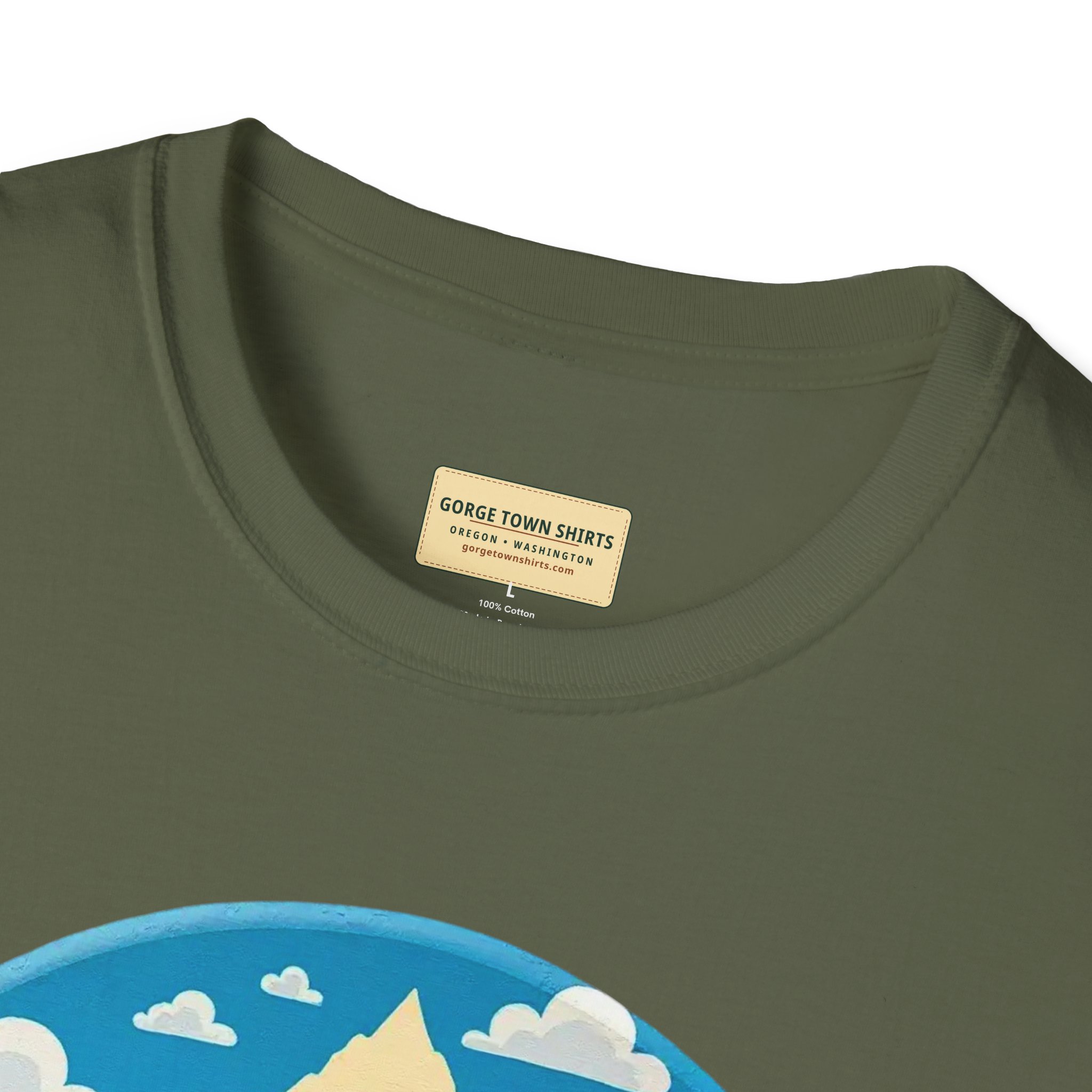 Home Valley Washington T-Shirt – Retro Mountain Badge Graphic - Image 26