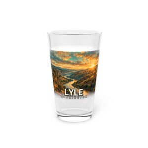 Lyle Washington Pint Glass – Epic Hour Graphic