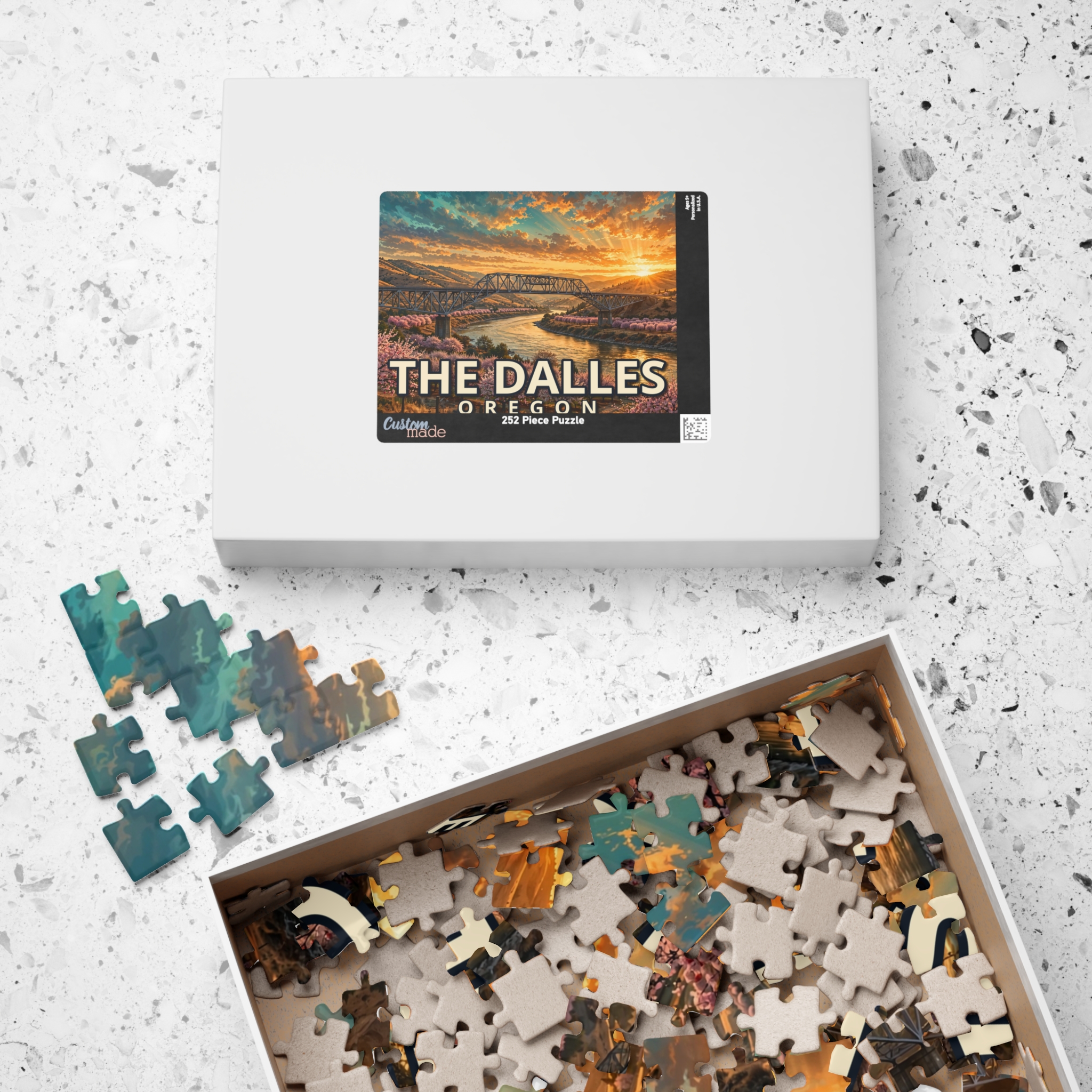 The Dalles Oregon Jigsaw Puzzle – Epic Hour Graphic - Image 8