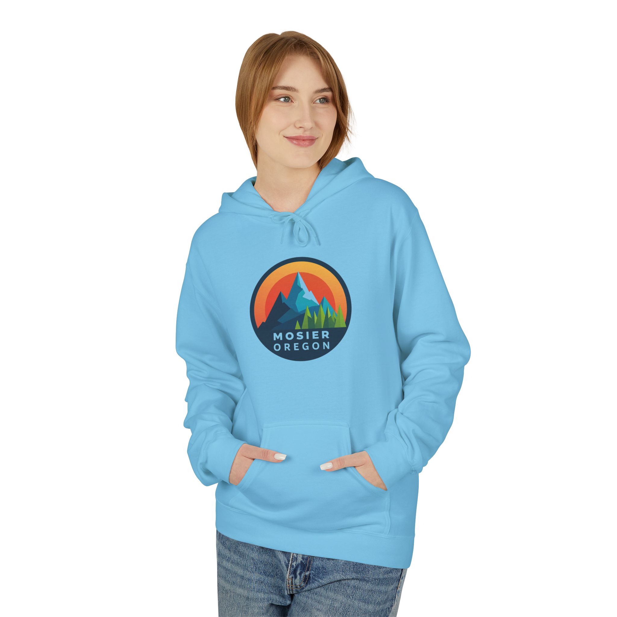 Mosier Oregon Mountain Hoodie — Retro Sunset Outdoor Pullover - Image 39