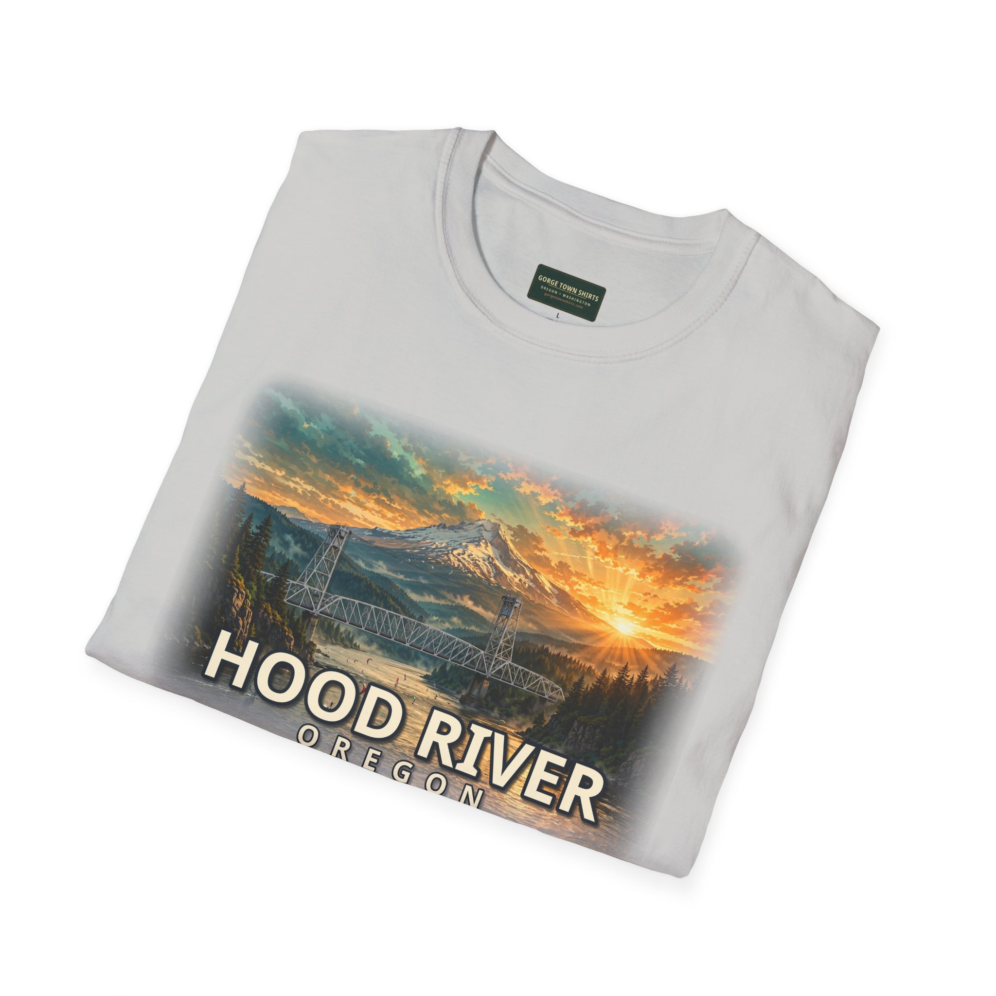 Hood River Oregon T-Shirt – Epic Hour Bridge Graphic - Image 12
