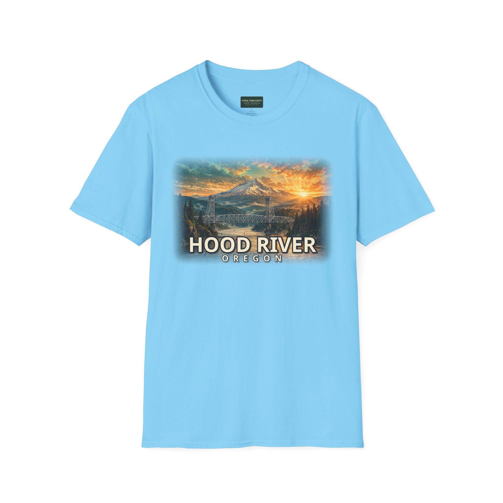 Hood River Oregon T-Shirt – Epic Hour Bridge Graphic - Image 31