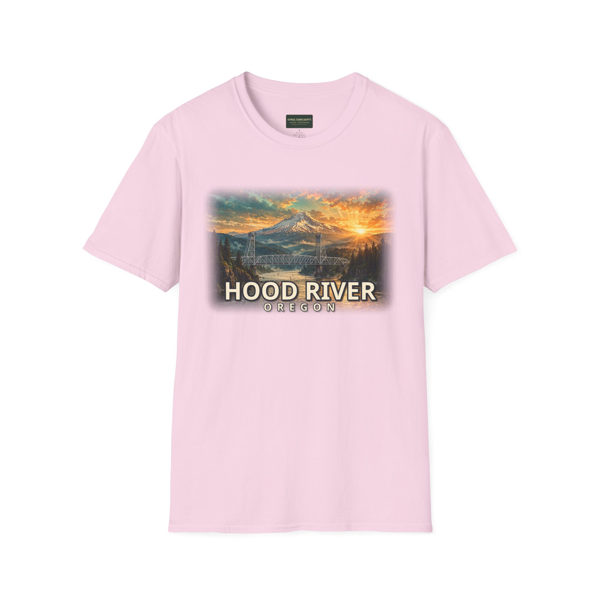 Hood River Oregon T-Shirt – Epic Hour Bridge Graphic - Image 46