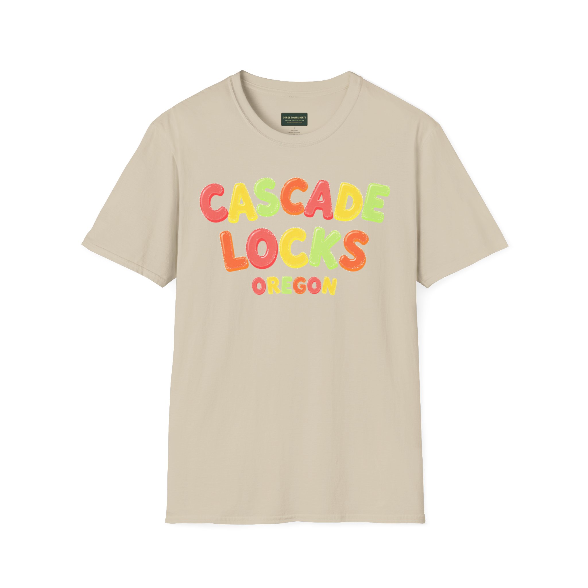Cascade Locks Oregon Gummy T-Shirt - Image 5