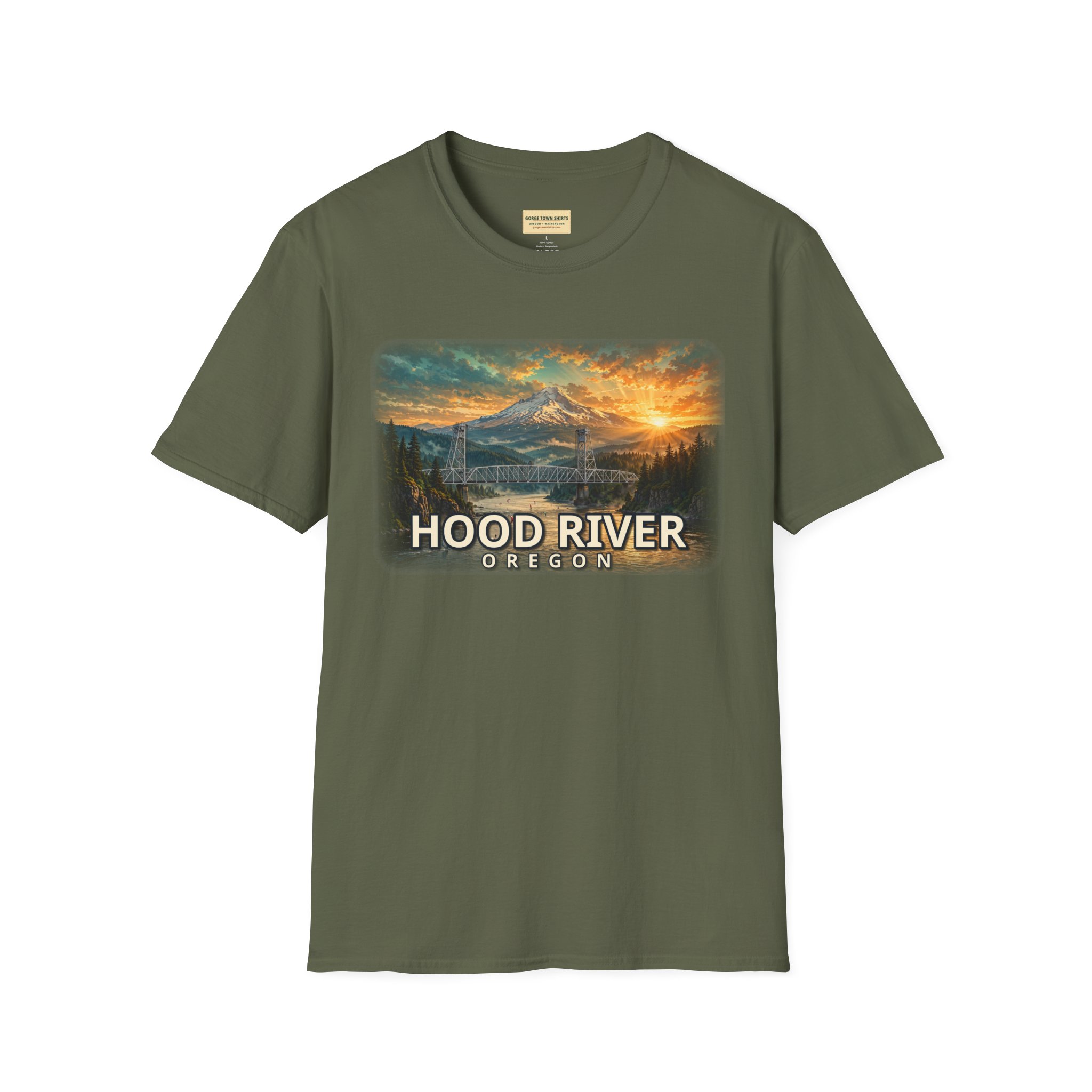 Hood River Oregon T-Shirt – Epic Hour Bridge Graphic - Image 19