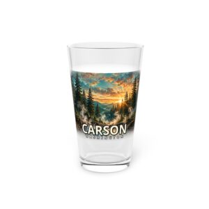 Carson Washington Pint Glass – Epic Hour Graphic