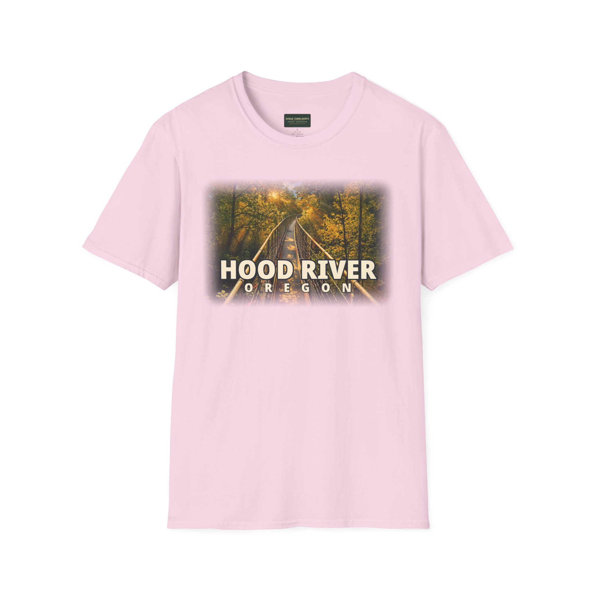 Hood River Oregon T-Shirt – Epic Hour Footbridge Graphic - Image 16