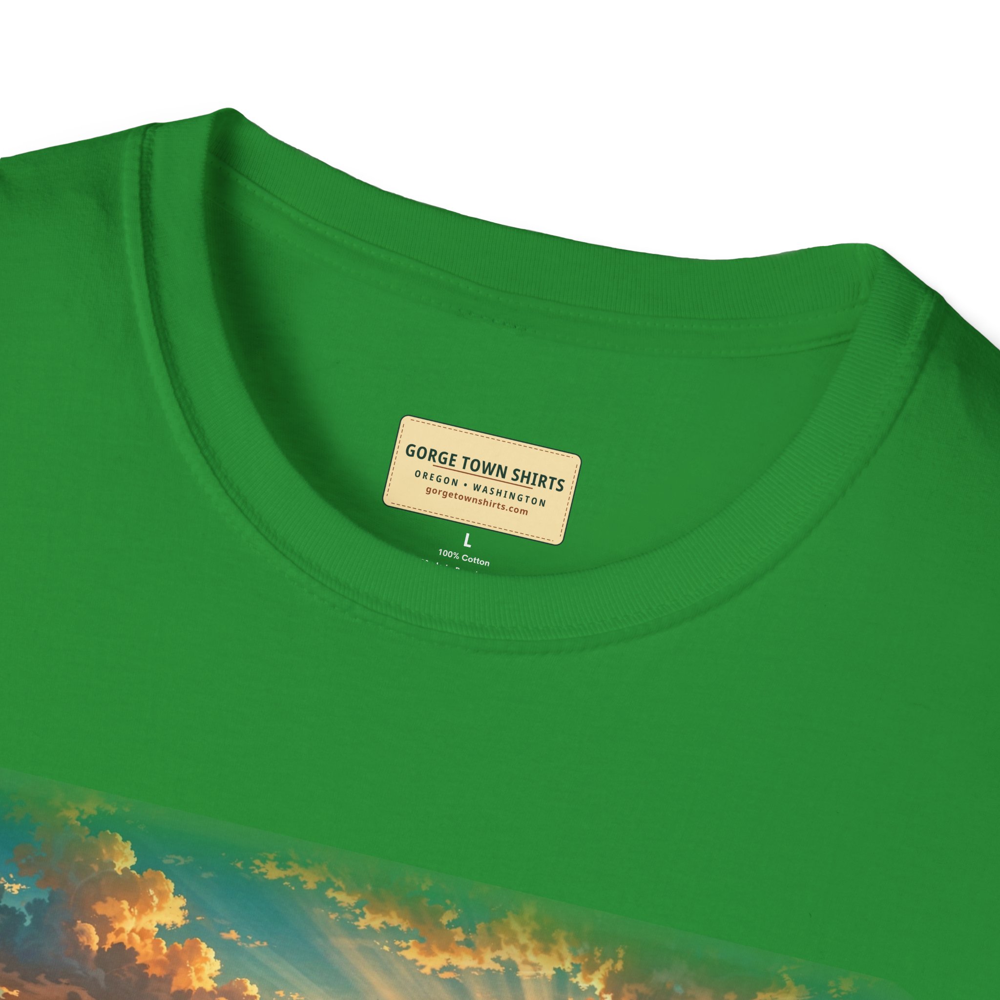 Dufur Oregon T-Shirt – Epic Hour Wheat Fields Mount Hood Graphic - Image 29