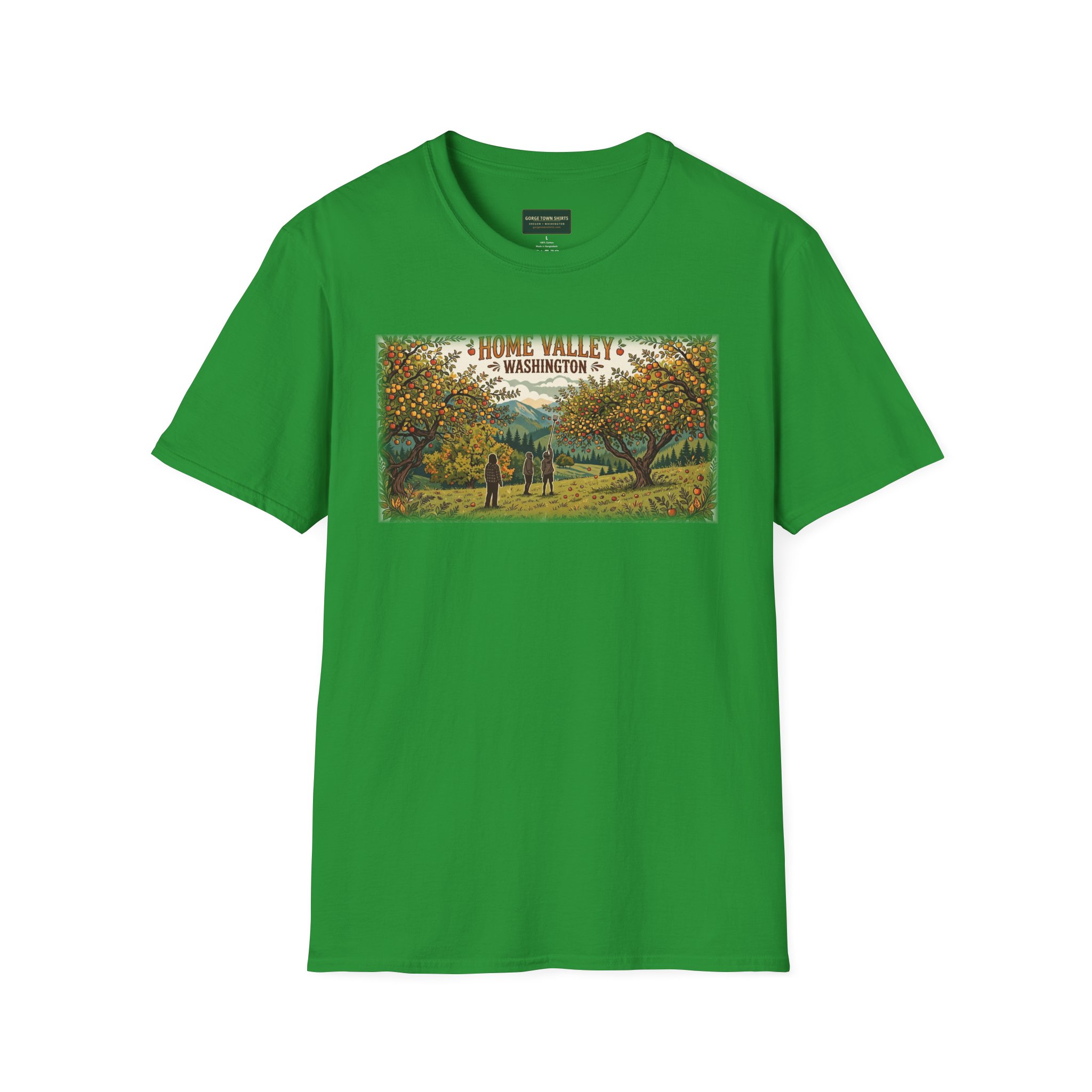 Home Valley Washington T-Shirt – Orchard Harvest Graphic - Image 10