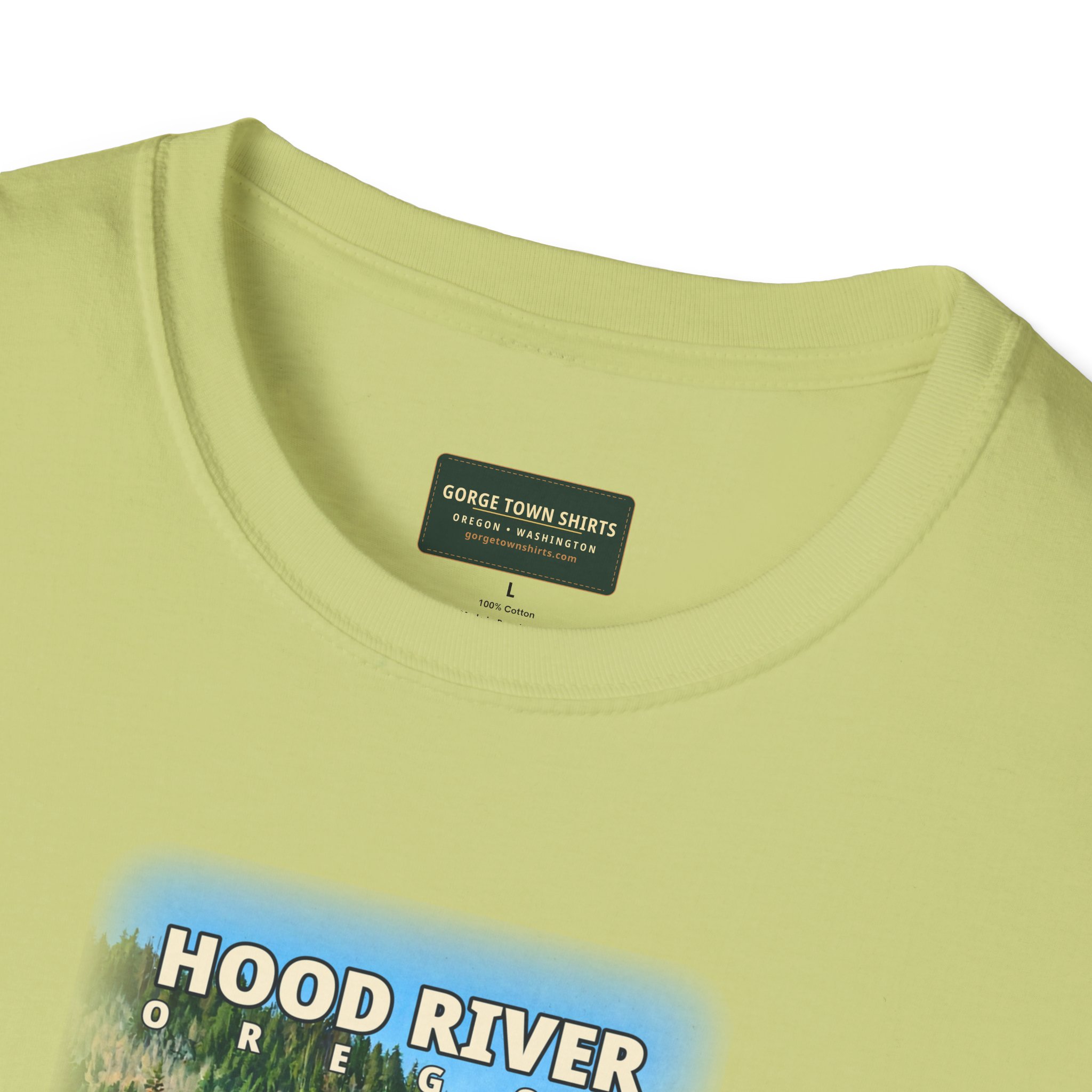 Hood River Oregon Angler T-Shirt - Image 17