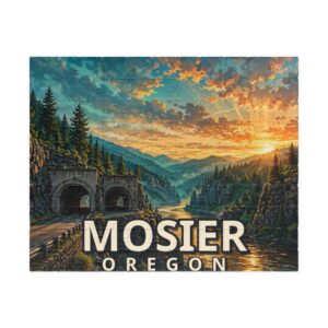 Mosier Oregon Jigsaw Puzzle – Epic Hour Graphic