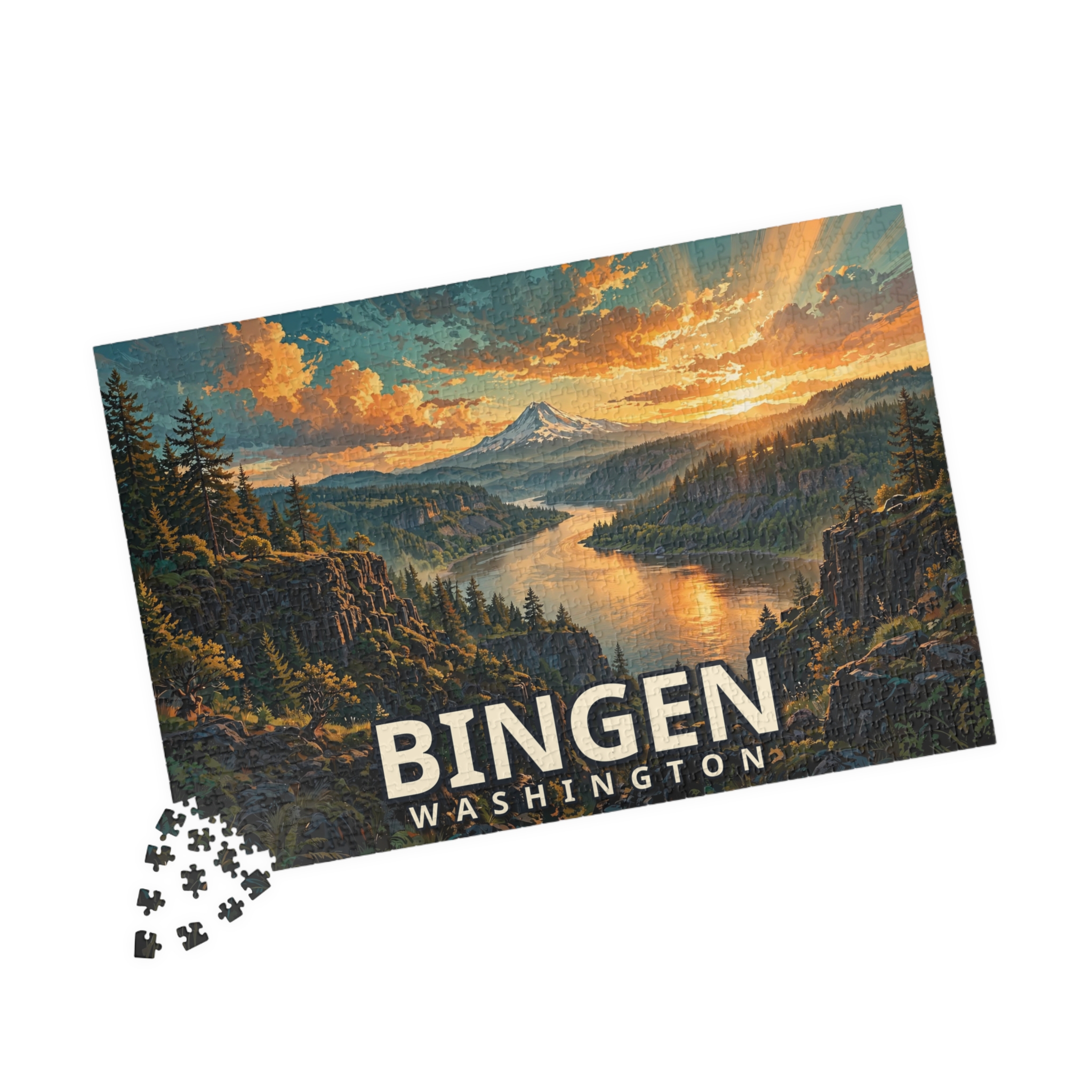 Bingen Washington Jigsaw Puzzle – Epic Hour Graphic - Image 15