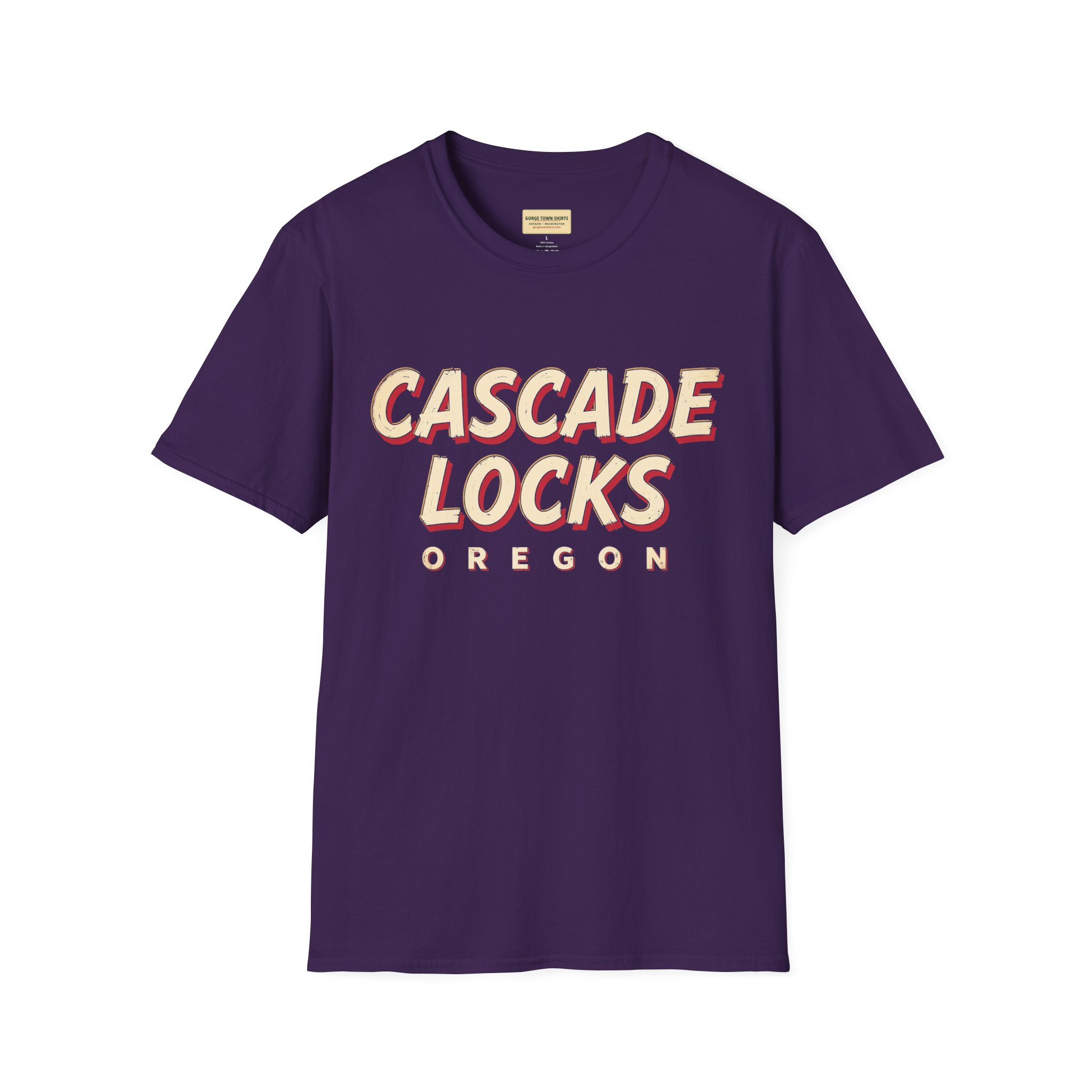 Cascade Locks Oregon Americana T-Shirt - Image 39