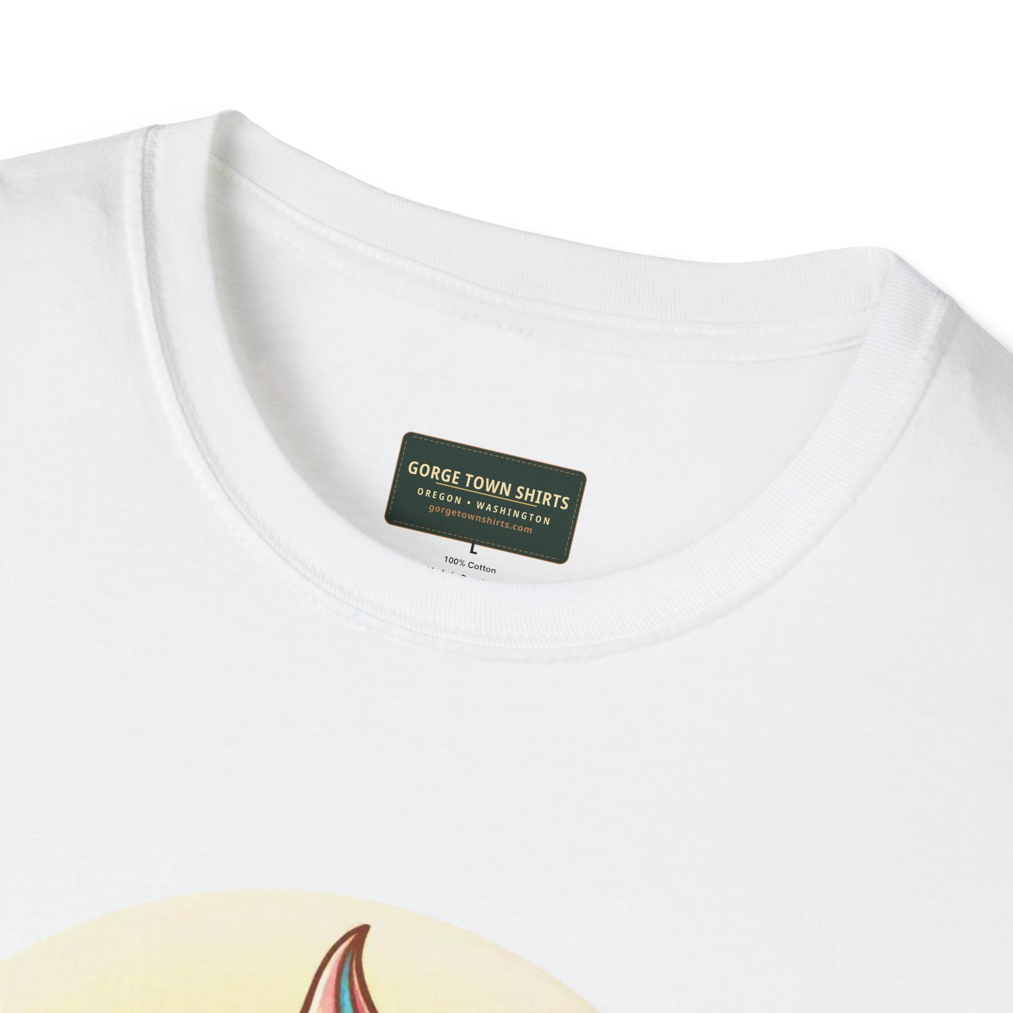 Cascade Locks Oregon Ice Cream Graphic T-Shirt - Image 3