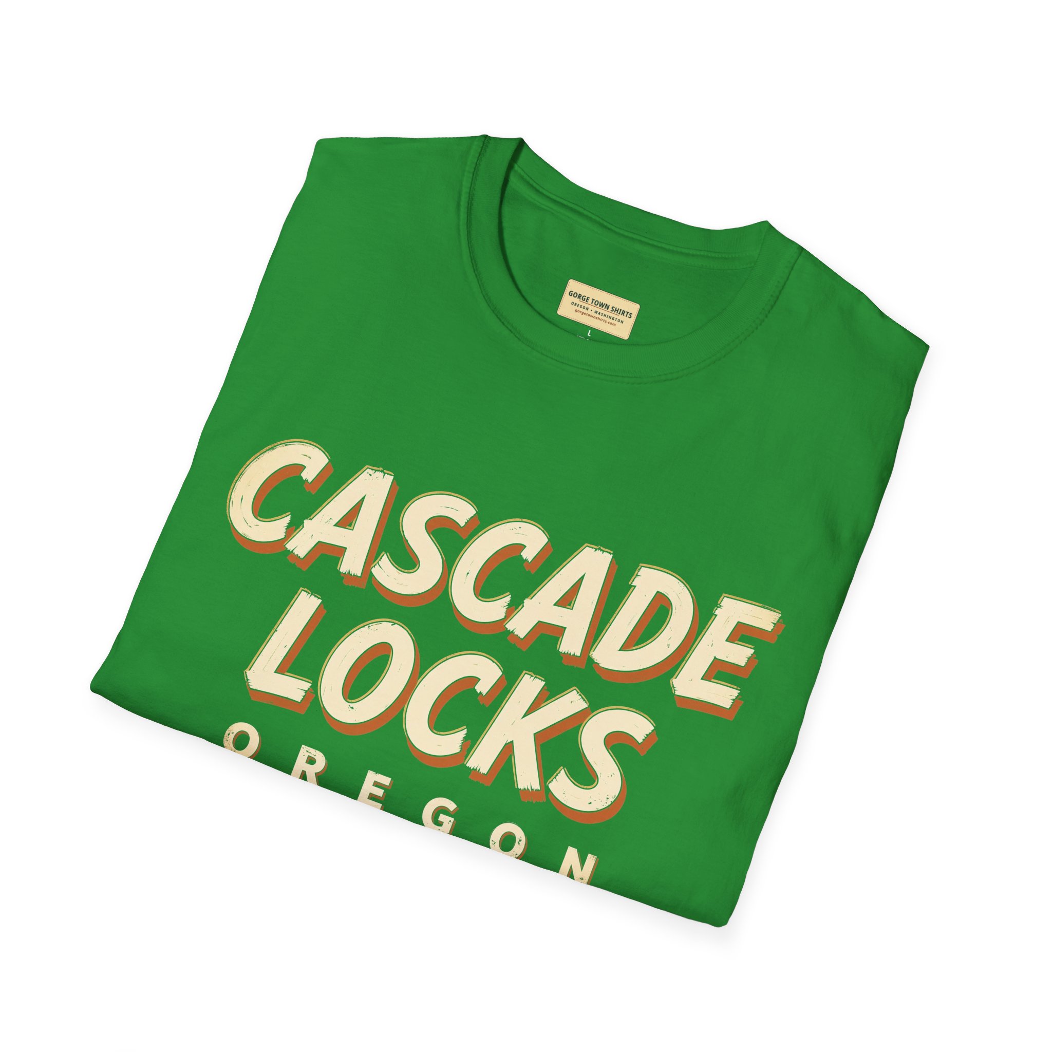 Cascade Locks Oregon Americana T-Shirt - Image 29