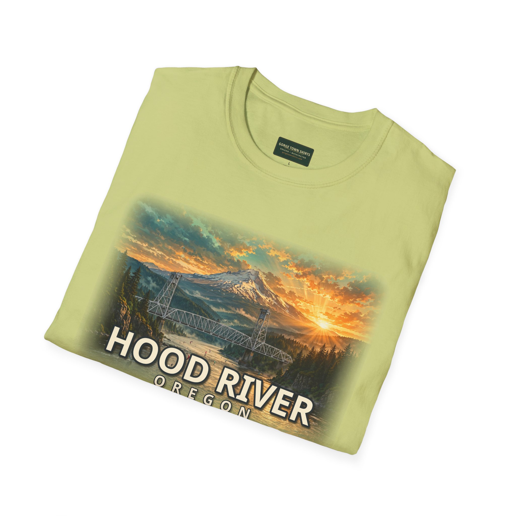 Hood River Oregon T-Shirt – Epic Hour Bridge Graphic - Image 18
