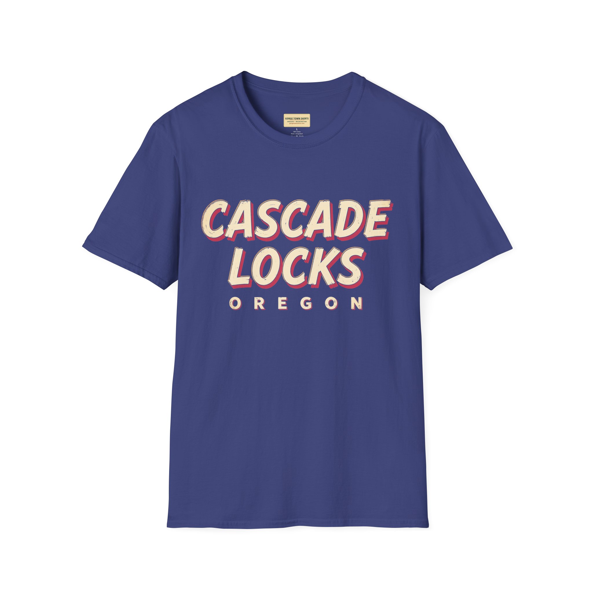 Cascade Locks Oregon Americana T-Shirt - Image 36