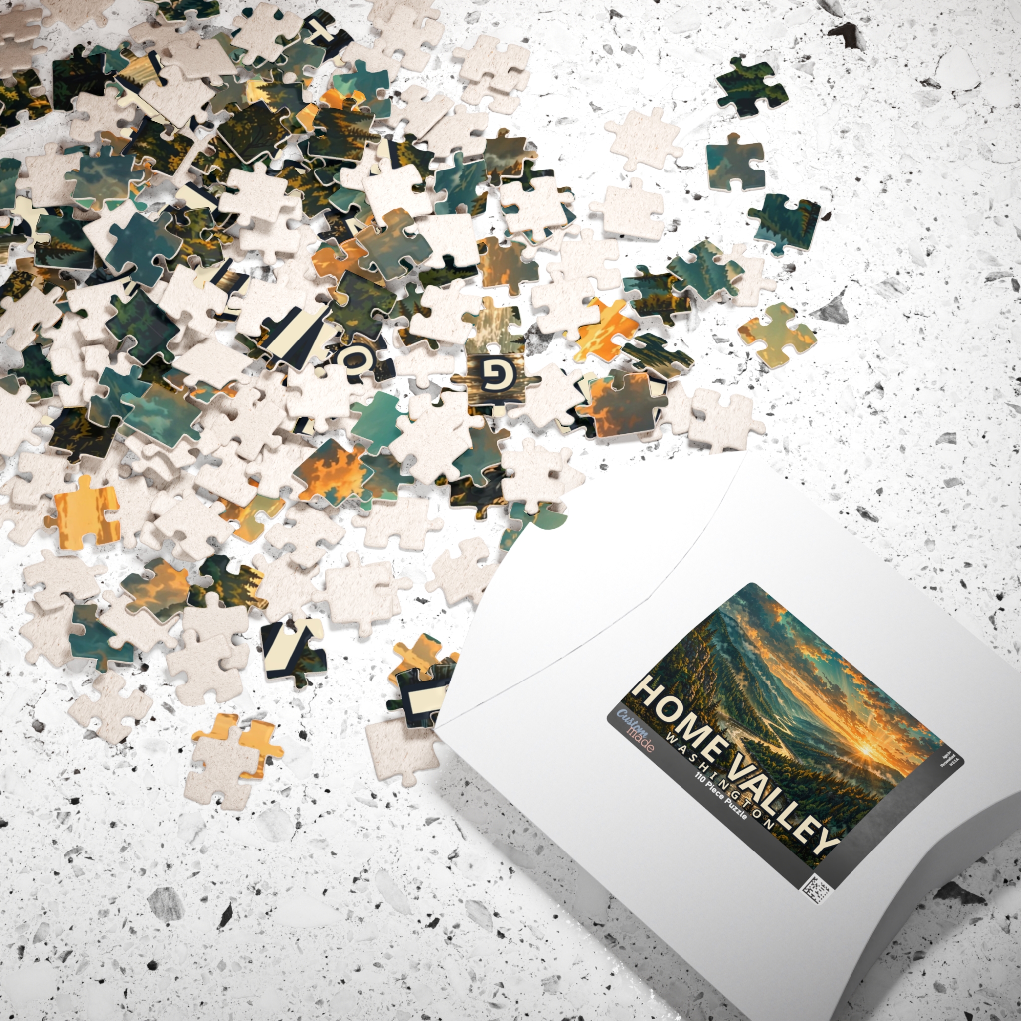 Home Valley Washington Jigsaw Puzzle – Epic Hour Graphic - Image 4