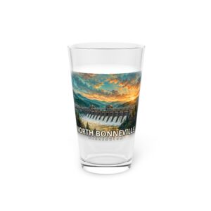 North Bonneville Washington Pint Glass – Epic Hour Graphic