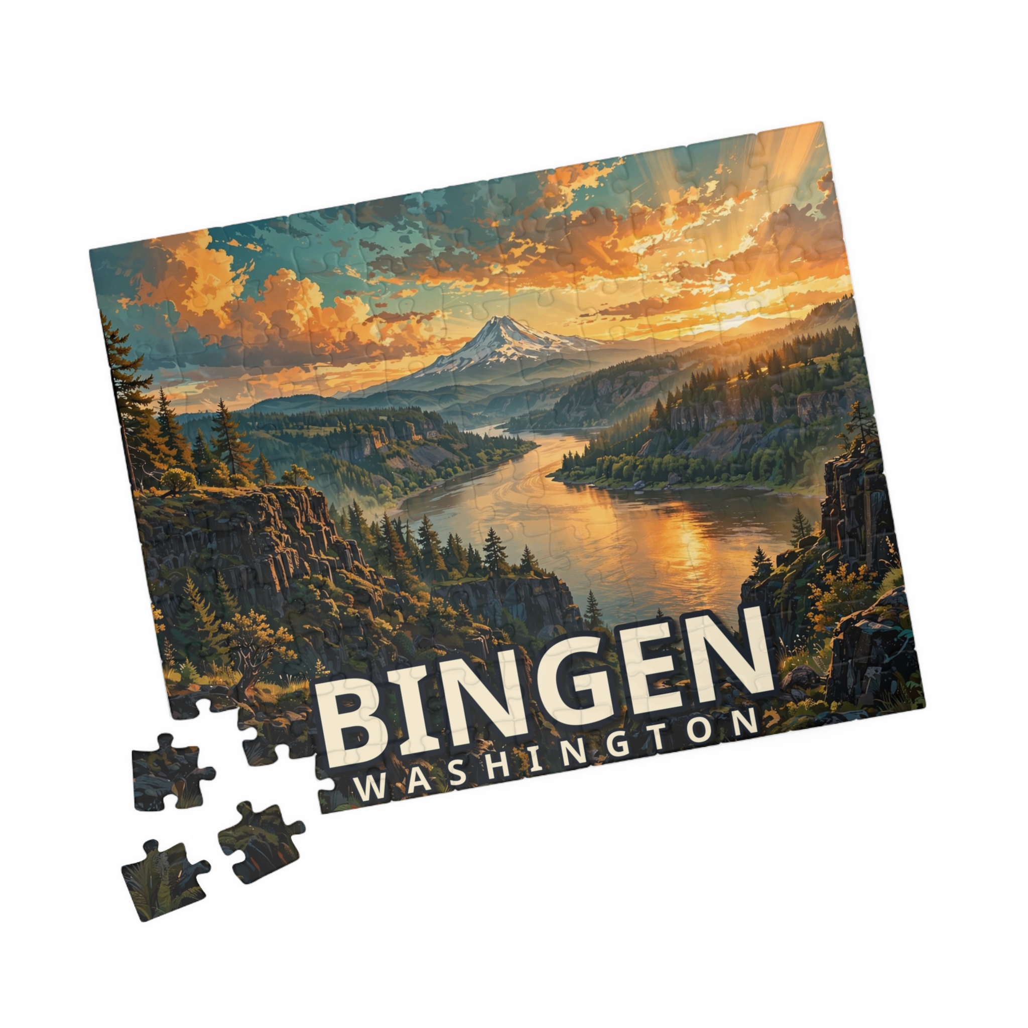 Bingen Washington Jigsaw Puzzle – Epic Hour Graphic - Image 3