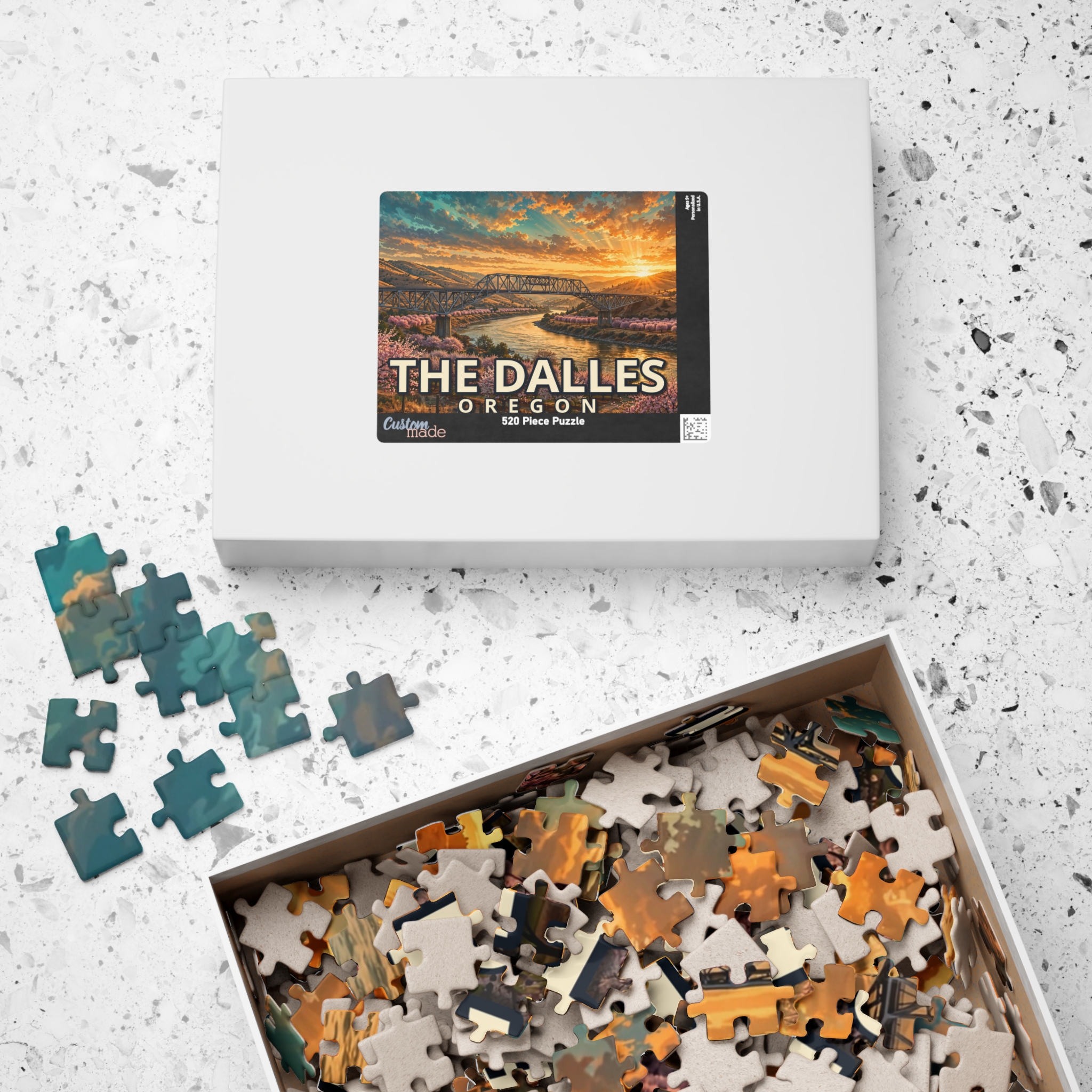 The Dalles Oregon Jigsaw Puzzle – Epic Hour Graphic - Image 12