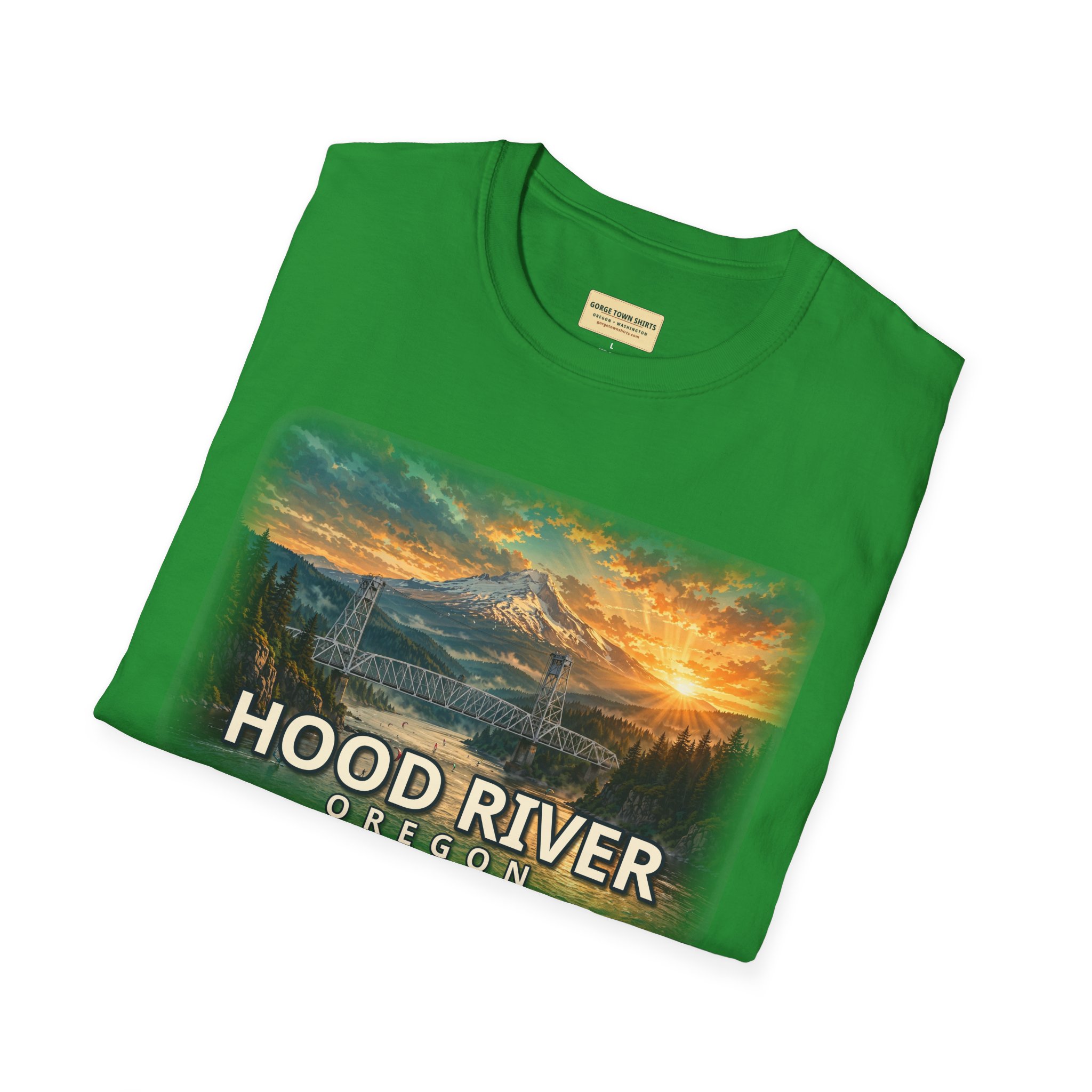 Hood River Oregon T-Shirt – Epic Hour Bridge Graphic - Image 30