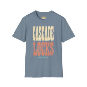 Cascade Locks Oregon Letterpress T-Shirt