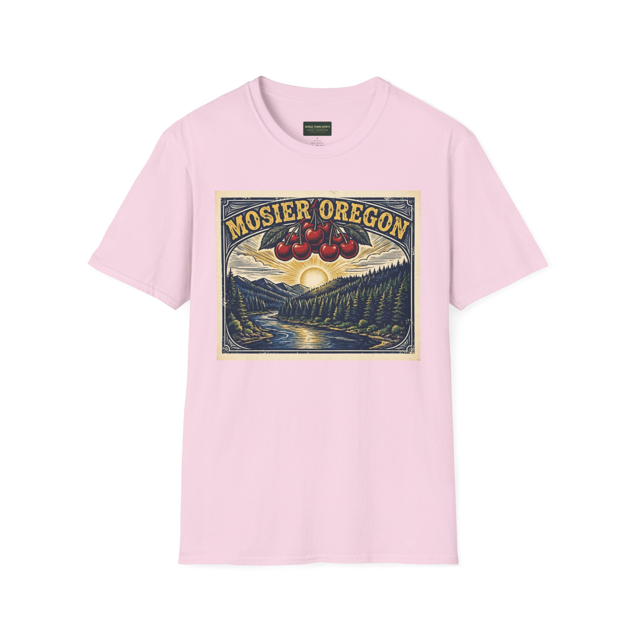 Mosier Oregon T-Shirt – Cherry Poster Graphic - Image 16