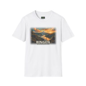 Bingen Washington T-Shirt – Epic Hour Mount Hood River Bluffs Graphic