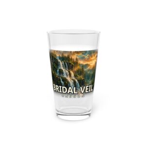 Bridal Veil Oregon Pint Glass – Epic Hour Graphic