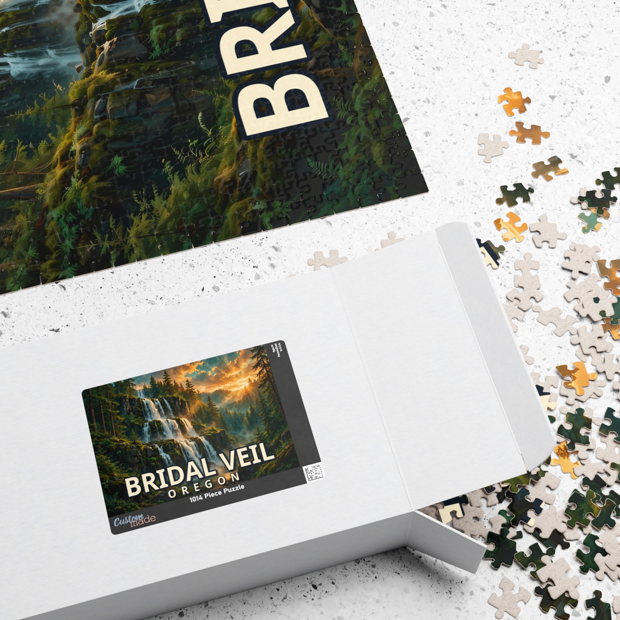 Bridal Veil Oregon Jigsaw Puzzle – Epic Hour Graphic - Image 16