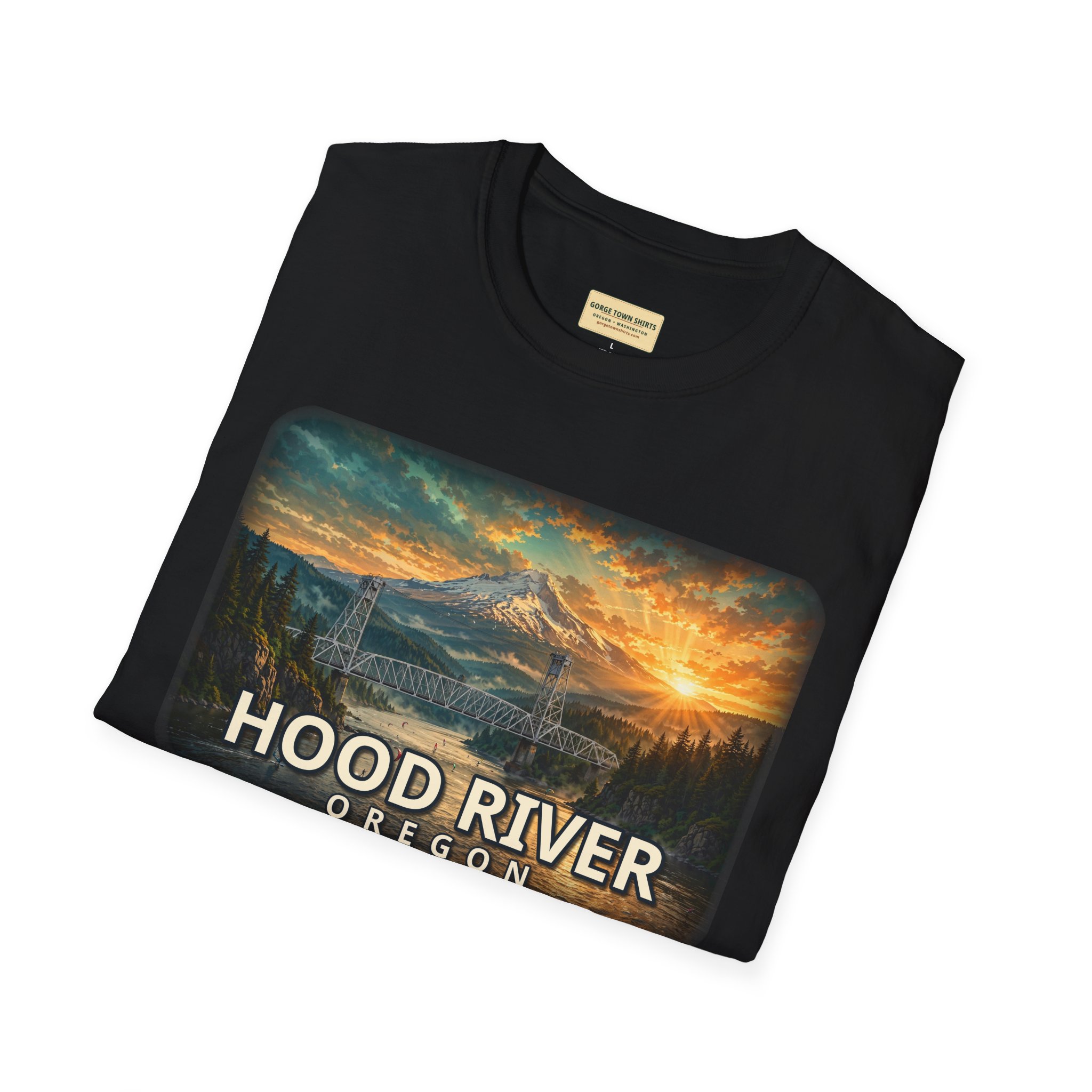 Hood River Oregon T-Shirt – Epic Hour Bridge Graphic - Image 6