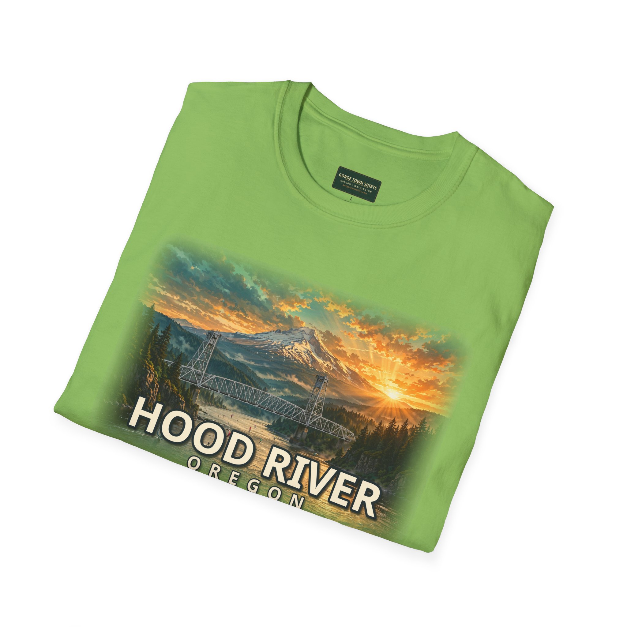 Hood River Oregon T-Shirt – Epic Hour Bridge Graphic - Image 27
