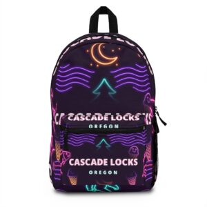 Cascade Locks Oregon Neon Backpack