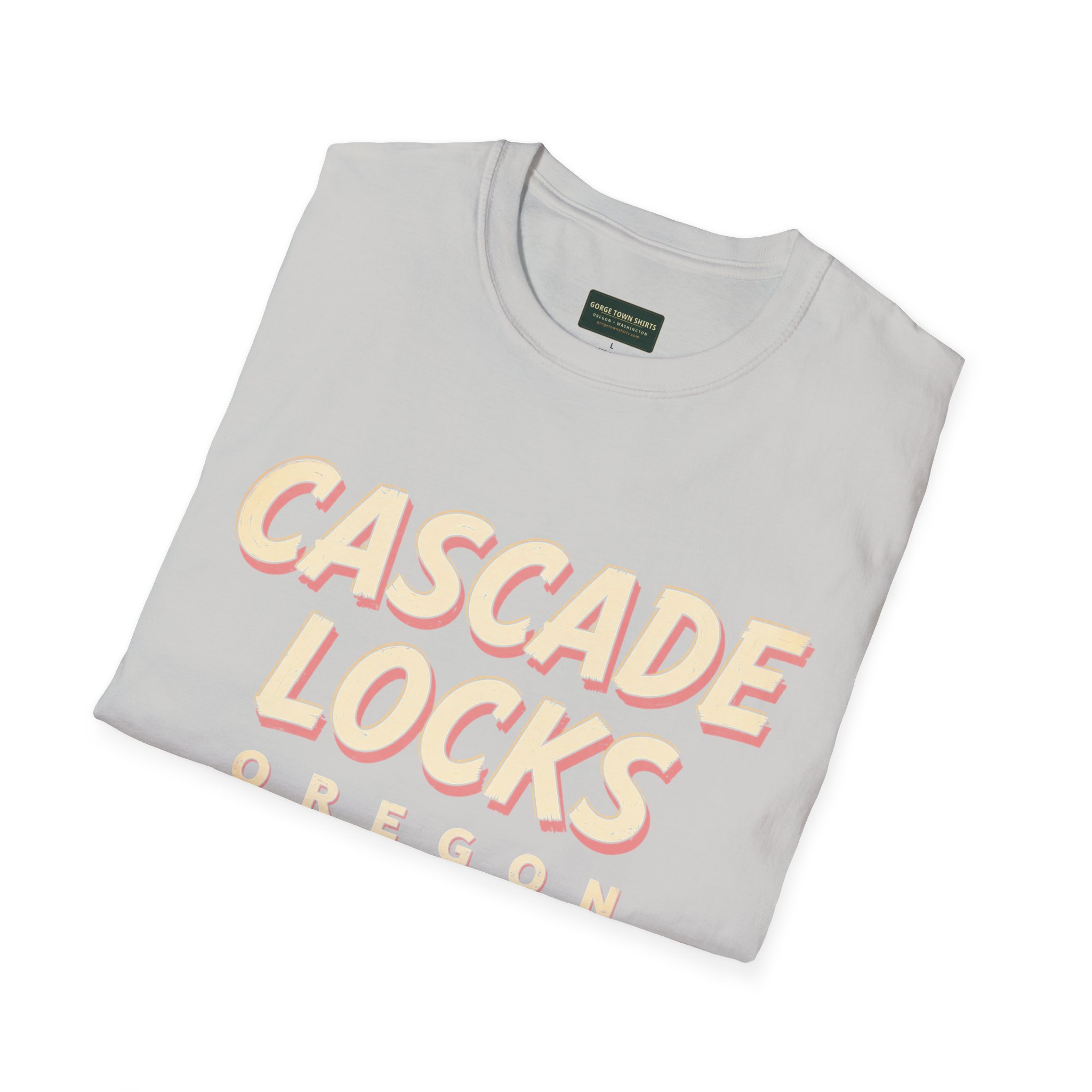 Cascade Locks Oregon Americana T-Shirt - Image 11