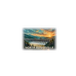 North Bonneville Washington Sticker – Epic Hour Graphic