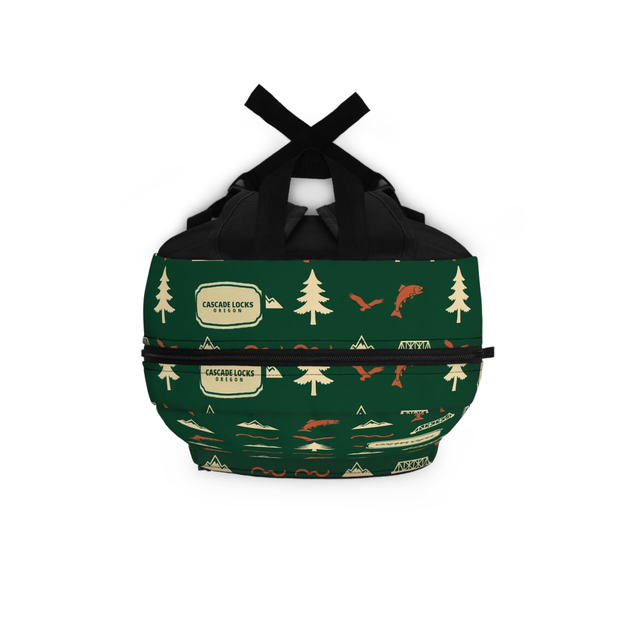 Cascade Locks Oregon Backpack - Image 4