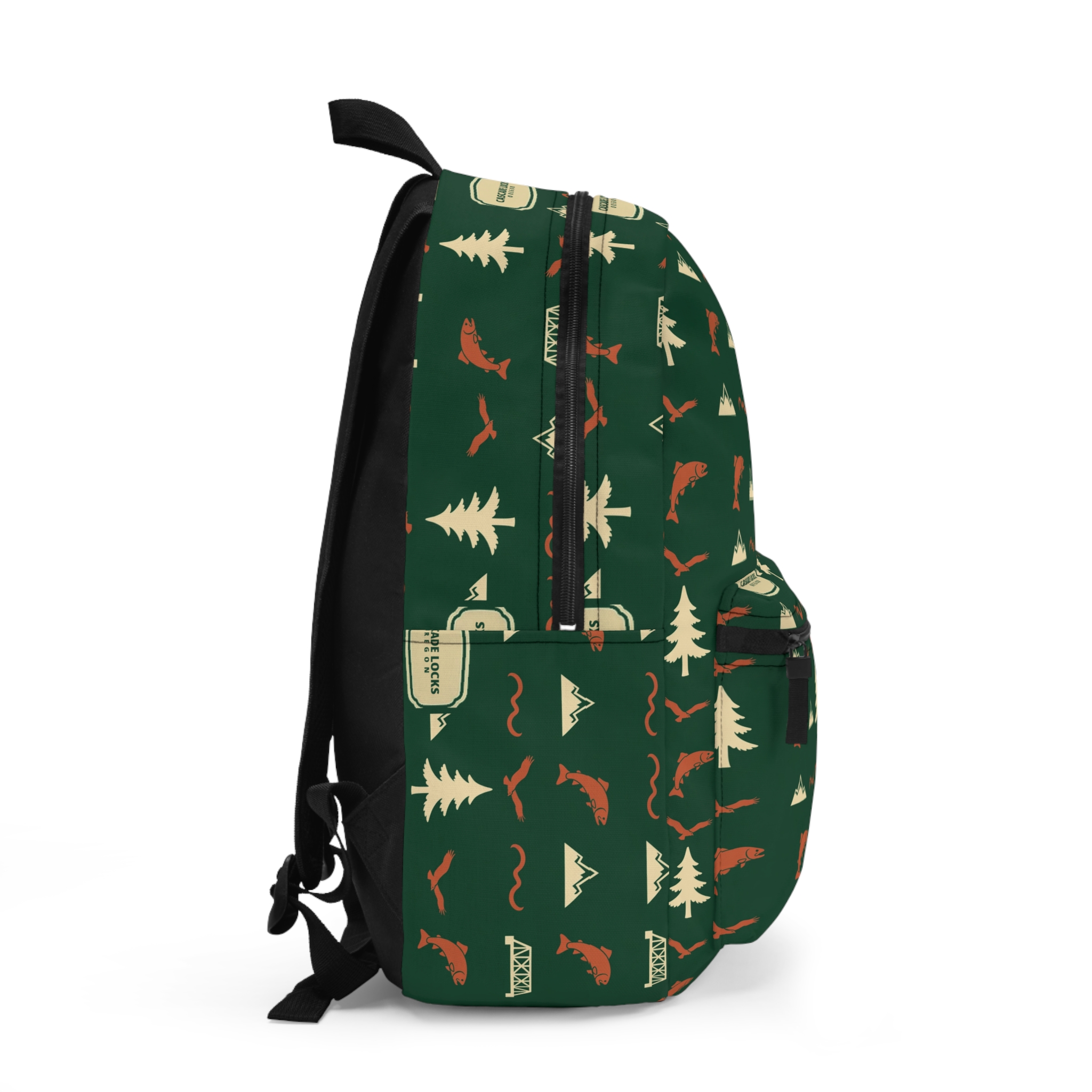 Cascade Locks Oregon Backpack - Image 2
