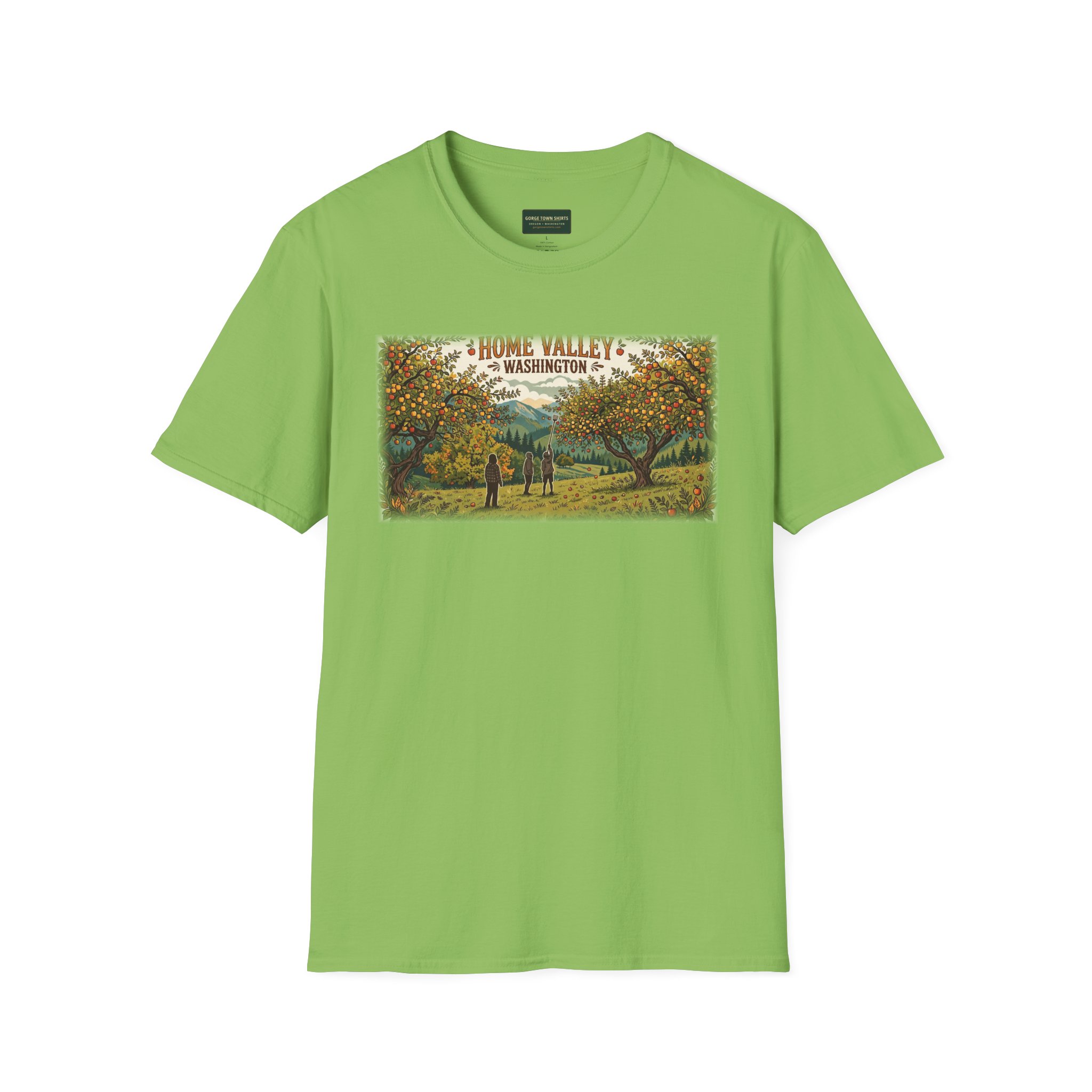 Home Valley Washington T-Shirt – Orchard Harvest Graphic - Image 9