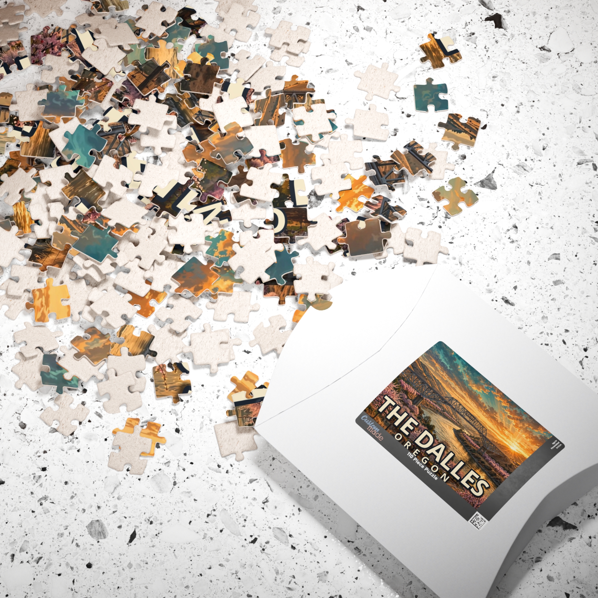 The Dalles Oregon Jigsaw Puzzle – Epic Hour Graphic - Image 4