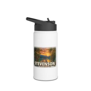 Stevenson Washington Stainless Steel Water Bottle – Epic Hour Graphic