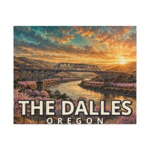 The Dalles Oregon Jigsaw Puzzle – Epic Hour Graphic
