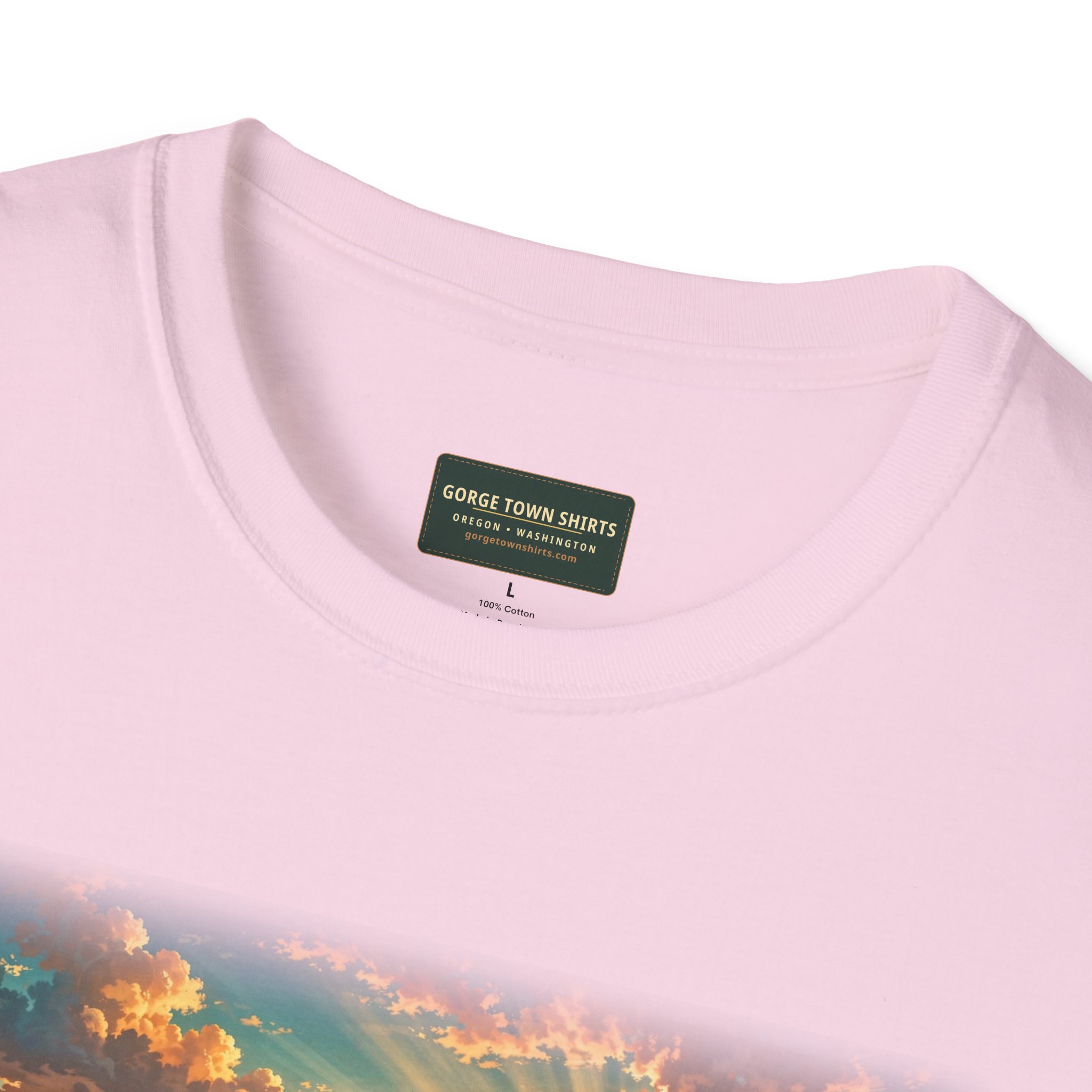 Dufur Oregon T-Shirt – Epic Hour Wheat Fields Mount Hood Graphic - Image 47