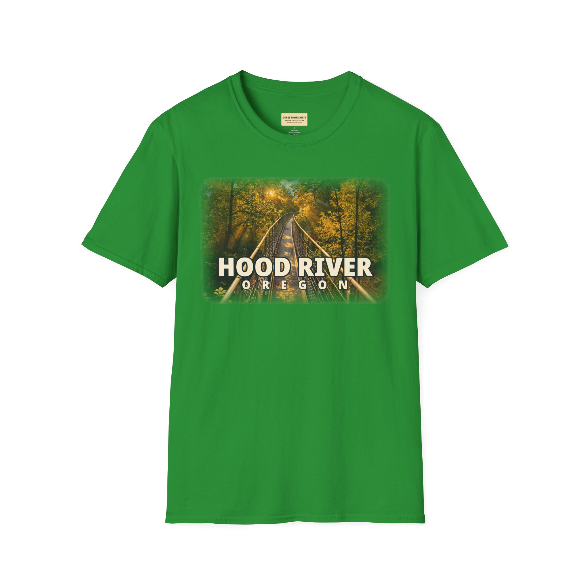 Hood River Oregon T-Shirt – Epic Hour Footbridge Graphic - Image 10