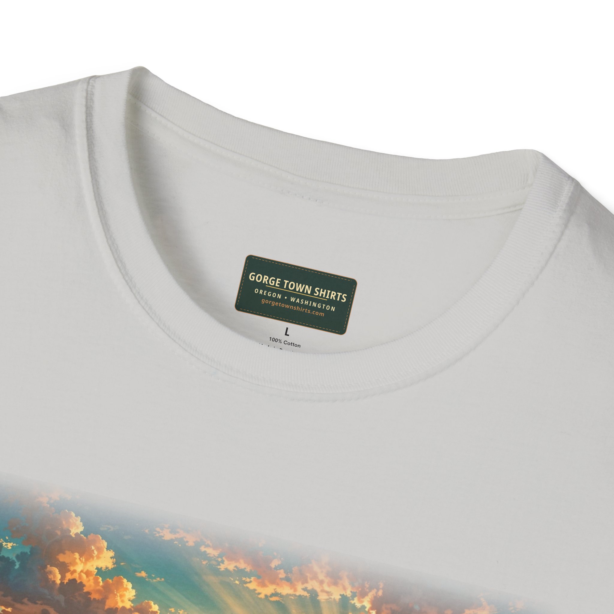 Dufur Oregon T-Shirt – Epic Hour Wheat Fields Mount Hood Graphic - Image 11