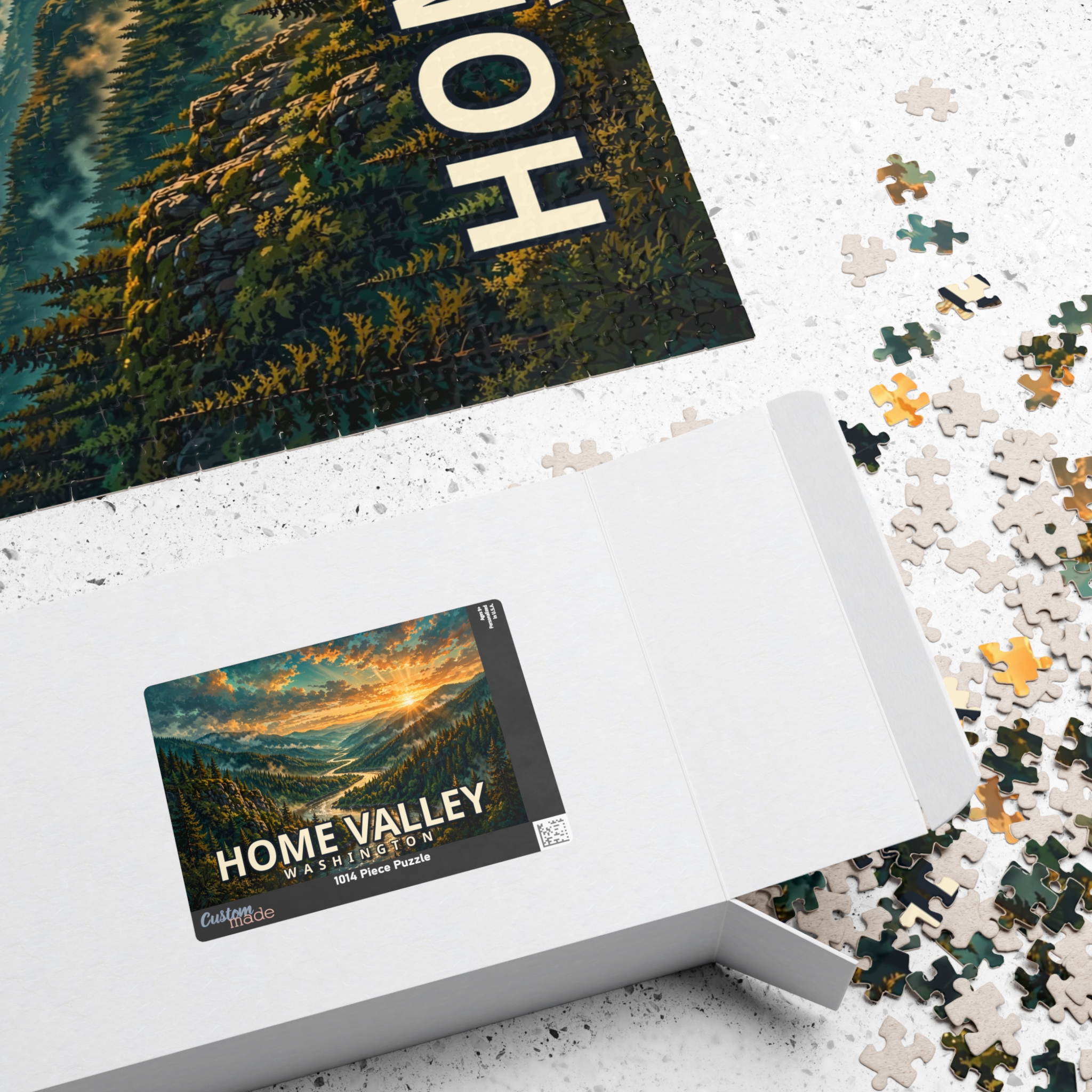 Home Valley Washington Jigsaw Puzzle – Epic Hour Graphic - Image 16