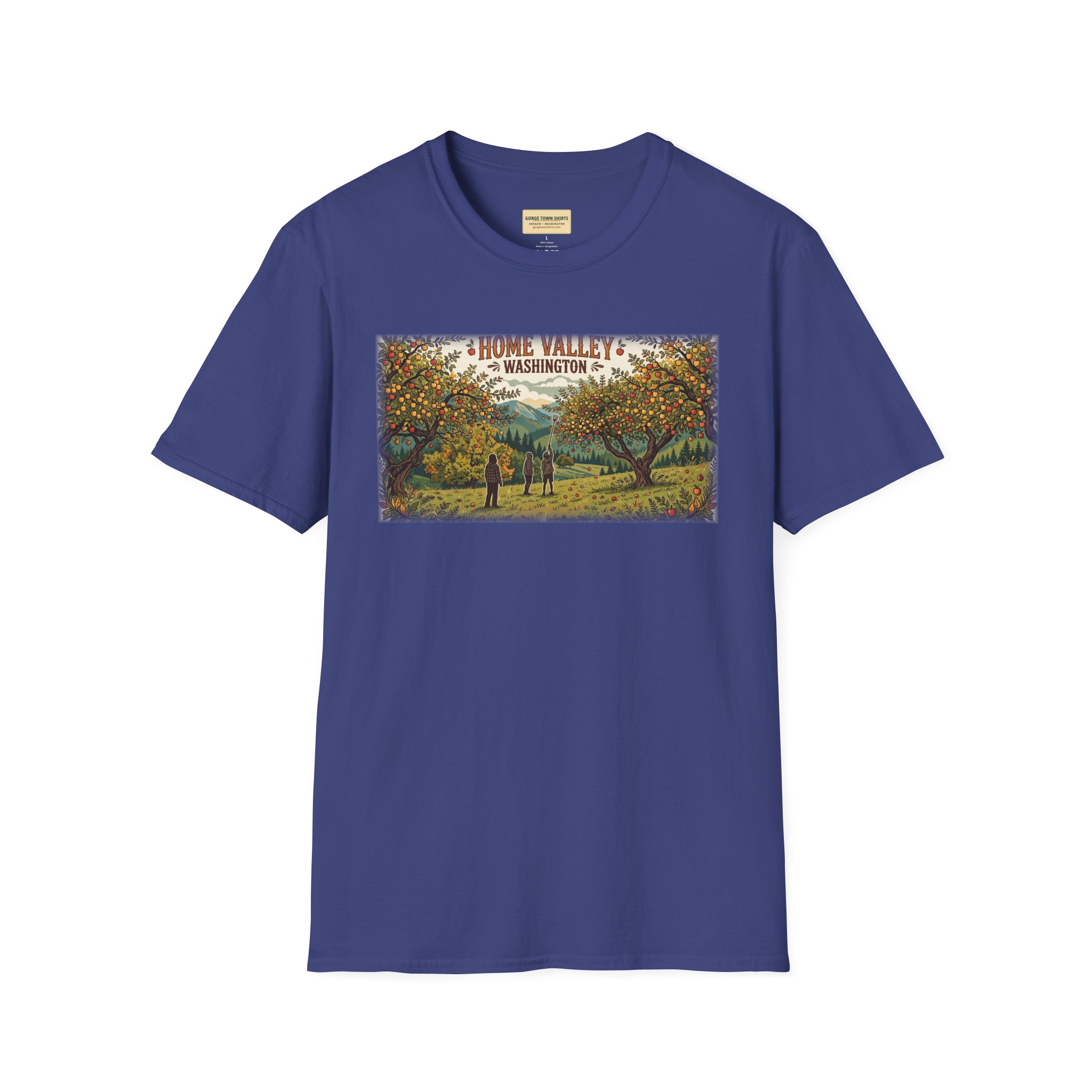 Home Valley Washington T-Shirt – Orchard Harvest Graphic - Image 13