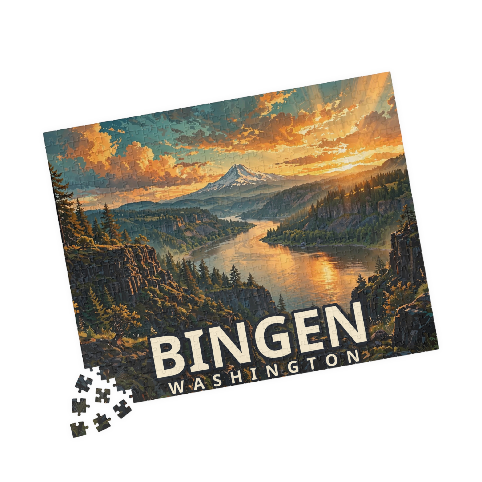 Bingen Washington Jigsaw Puzzle – Epic Hour Graphic - Image 11